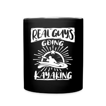 Kayaker Kayaking - Full Colour Mug - black - Front