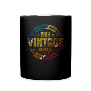 1983 Anniversaire 40 ans Rétro Edition Limitée - Mug uni - noir - Devant