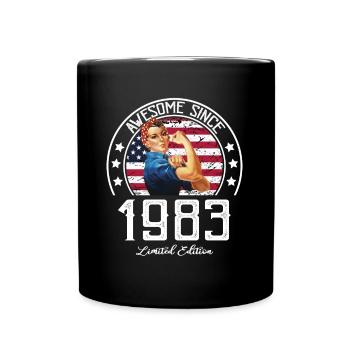 1983 Anniversaire 40 ans Rétro Edition Limitée - Mug uni - noir - Devant
