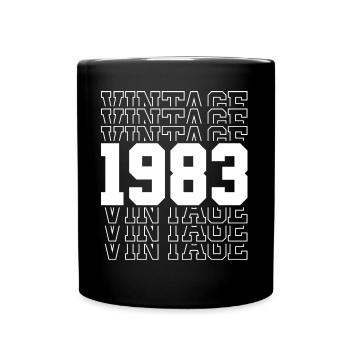 1983 Anniversaire 40 ans Rétro Edition Limitée - Mug uni - noir - Devant