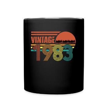 1983 Anniversaire 40 ans Rétro Edition Limitée - Mug uni - noir - Devant