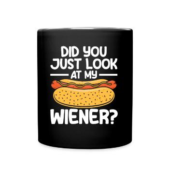 Check out my sausage hot dog gift - Full Colour Mug - black - Front
