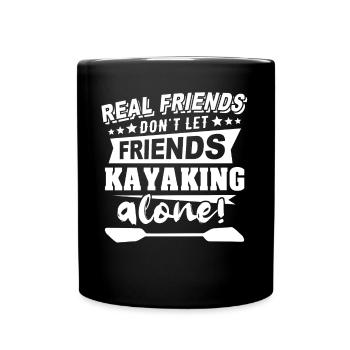 Kayakiste Kayak - Mug uni - noir - Devant