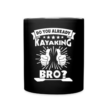 Kayakiste Kayak - Mug uni - noir - Devant