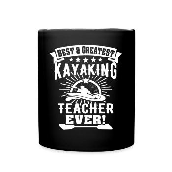 Kayakiste Kayak - Mug uni - noir - Devant