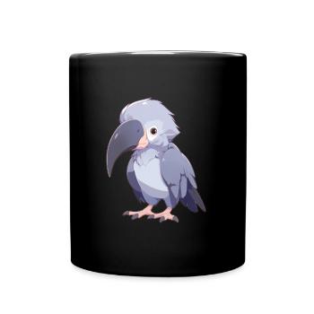 Schuhschnabel - Tasse einfarbig - Schwarz - Vorne