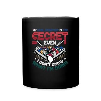 Drôle de joueur de billard, ligue de billard - Mug uni - noir - Devant