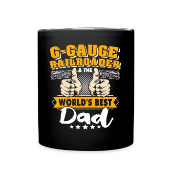 Garden railway gauge G Papa - Full Colour Mug - black - Front
