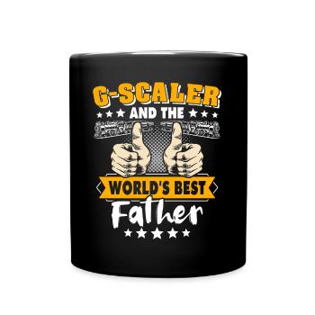 Garden railway gauge G Papa - Full Colour Mug - black - Front