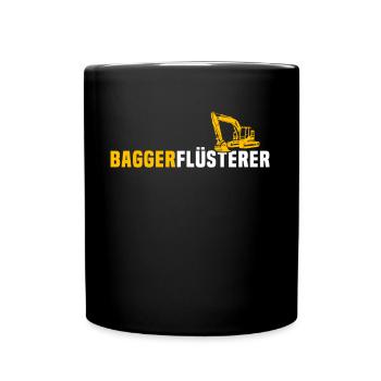 Excavator operator Excavator driver - Full Colour Mug - black - Front