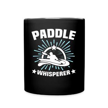 Kayaker Kayak Kayaking - Tasse einfarbig - Schwarz - Vorne
