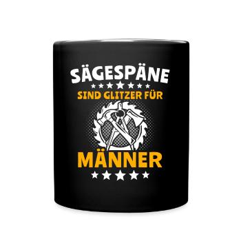 Zimmermann Zimmerer - Tasse einfarbig - Schwarz - Vorne