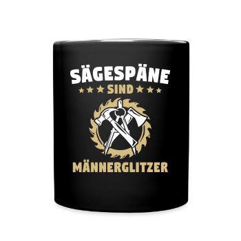 Zimmermann Zimmerer - Tasse einfarbig - Schwarz - Vorne