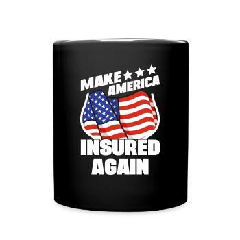 Make America Insured Again Insurnace Consultant - Tasse einfarbig - Schwarz - Vorne