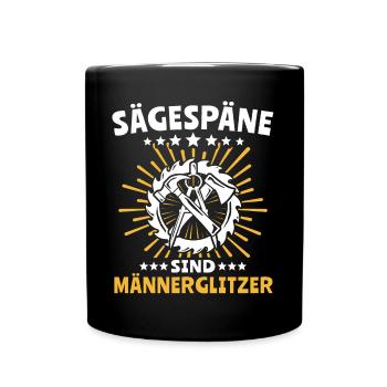 Zimmermann Zimmerleute Zimmerer - Tasse einfarbig - Schwarz - Vorne