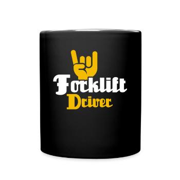 Forklift Forklift - Full Colour Mug - black - Front