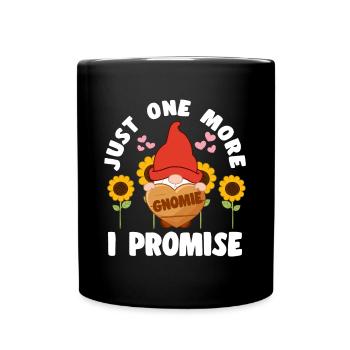 Juste un gnomie de plus que je promets à Elf Gnome Miniature - Mug uni - noir - Devant