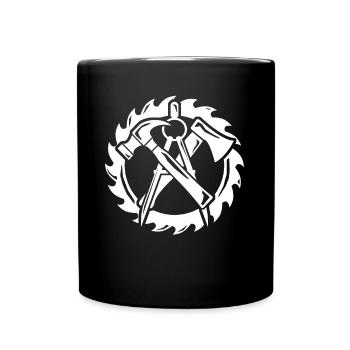 Charpentier, charpentier, charpentier, - Mug uni - noir - Devant