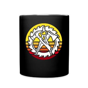 Charpentier, charpentier, charpentier, - Mug uni - noir - Devant