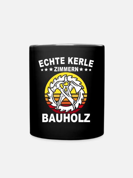 Charpentier, charpentier, charpentier, - Mug uni - noir