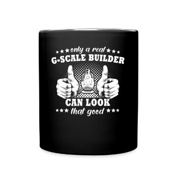 Spur G Modelleisenbahn Gartenbahn - Tasse einfarbig - Schwarz - Vorne