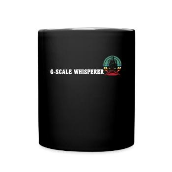 Gartenbahn Flüsterer Garteneisenbahn Spur G - Tasse einfarbig - Schwarz - Vorne
