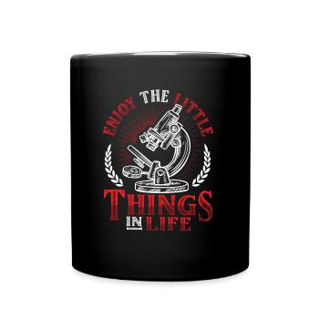 Profitez des petites choses de la vie - Mug uni - noir - Devant