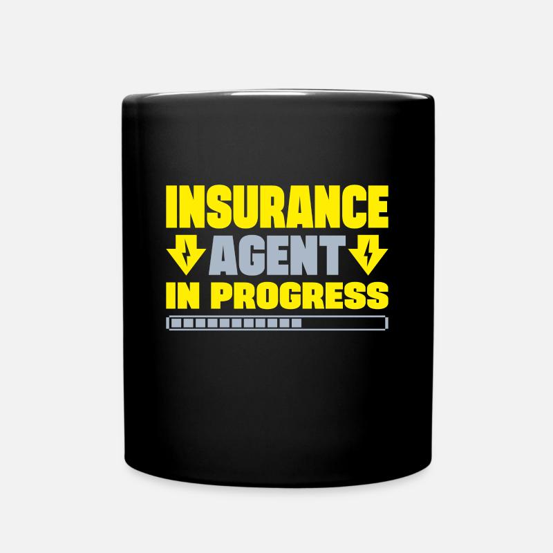 Insurance Agent In Progress Insurance Broker Gift - Tasse einfarbig - Schwarz