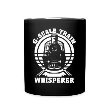 Modelleisenbahn Spur G Gartenbahn - Tasse einfarbig - Schwarz - Vorne