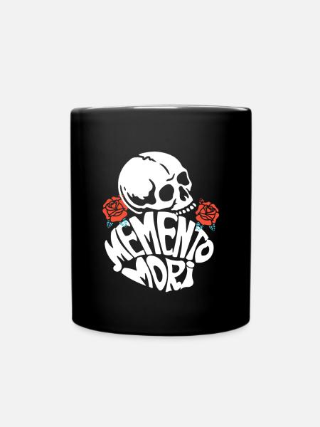 Memento Mori Für Alle Philosophie-fans - Tasse einfarbig - Schwarz
