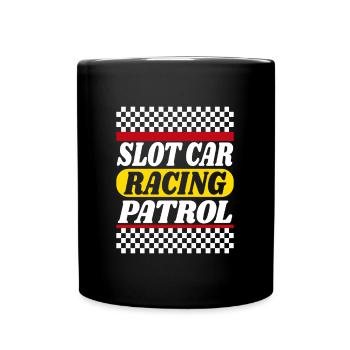 Slot Car Racing Patrol Idée cadeau - Mug uni - noir - Devant