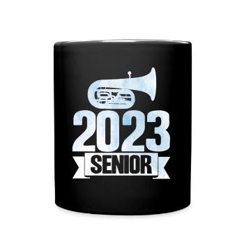 Tuba 2023 Senior Geschenk - Tasse einfarbig - Schwarz - Vorne