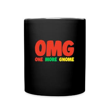 Une autre idée de cadeau miniature de jardin d’elfe gnome - Mug uni - noir - Devant