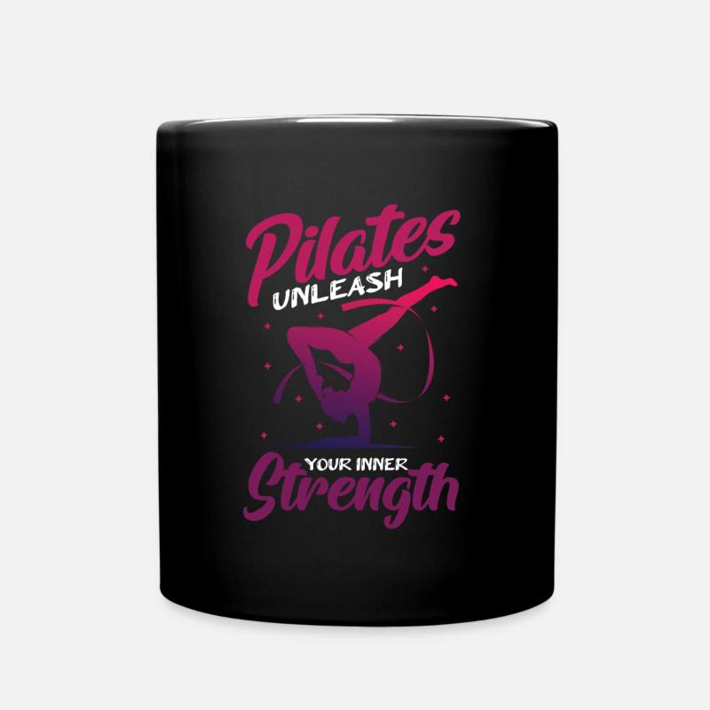 Pilates, libérez votre force intérieure - Mug uni - noir