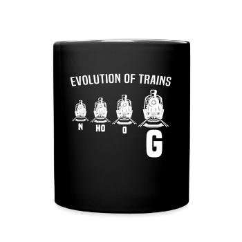 Gartenbahn Spur G Modelleisenbahn - Tasse einfarbig - Schwarz - Vorne