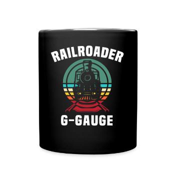Gartenbahn Spur G Modelleisenbahn - Tasse einfarbig - Schwarz - Vorne