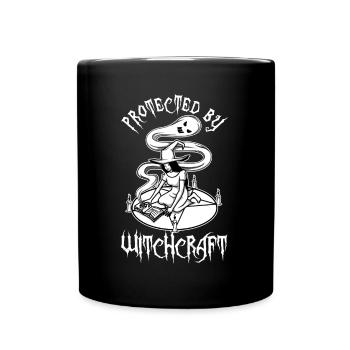 Protégé par la sorcellerie - Mug uni - noir - Devant