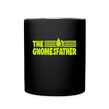 La miniature du jardin des elfes à feuilles amantes Gnomesfather - Mug uni - noir - Devant