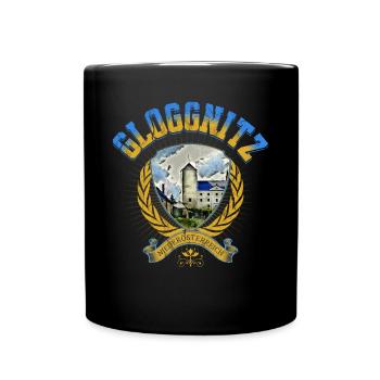Gloggnitz Niederösterreich Vintage College Design - Tasse einfarbig - Schwarz - Vorne
