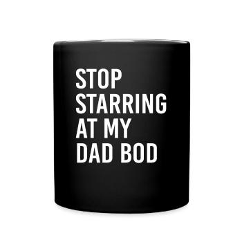Dad Bod-to-be Dad Paternity Family Father - Full Colour Mug - black - Front