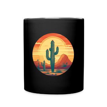 Cactus - Full Colour Mug - black - Front