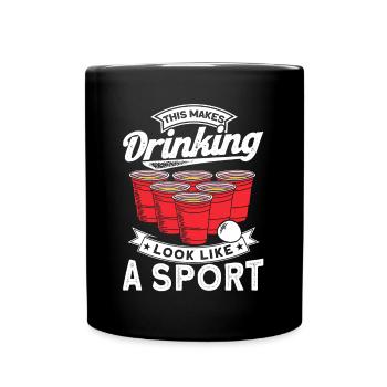 Beer Pong Champion Vous permet de boire comme un sport a - Mug uni - noir - Devant