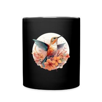 Colibri - Mug uni - noir - Devant