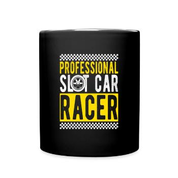 Professional Slot Car Racer Gifts - Tasse einfarbig - Schwarz - Vorne