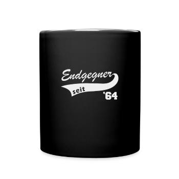 Endgegner 1964 geboren Videospiele Legende 60er - Tasse einfarbig - Schwarz - Vorne