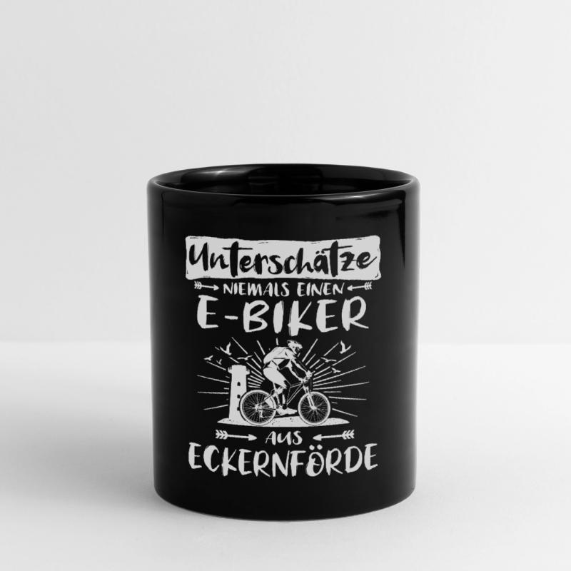 Eckernförde Ebike Eckernförderer Ebiker Tasse einfarbig