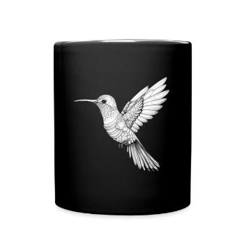 Colibri - Mug uni - noir - Devant