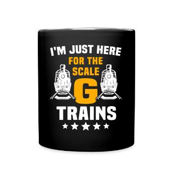 Gartenbahn Modelleisenbahn - Tasse einfarbig - Schwarz - Vorne
