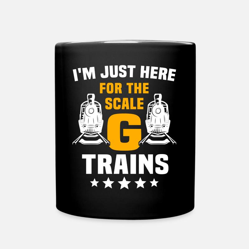 Gartenbahn Modelleisenbahn - Tasse einfarbig - Schwarz