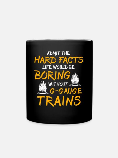 Gartenbahn Modelleisenbahn - Tasse einfarbig - Schwarz